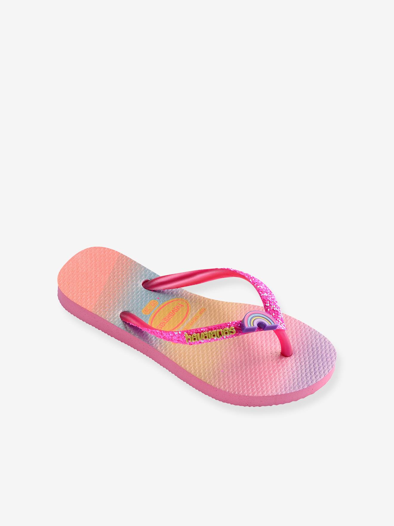 HAVAIANAS® infantis Slim Glitter Trendy rosa
