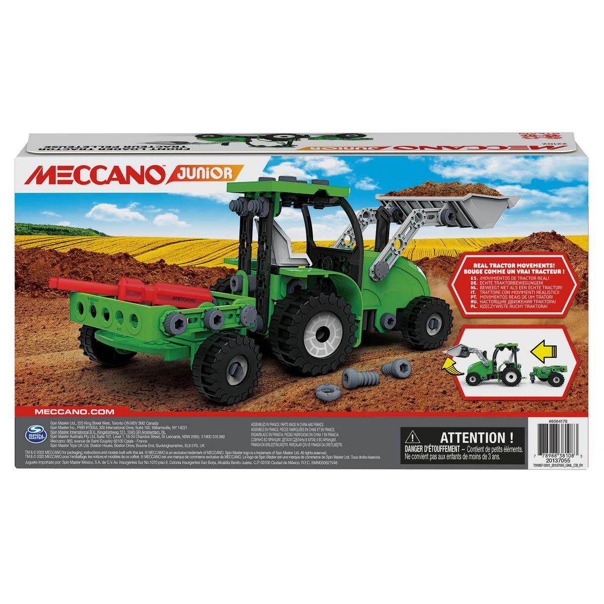 Tracteur pelleteuse Meccano junior