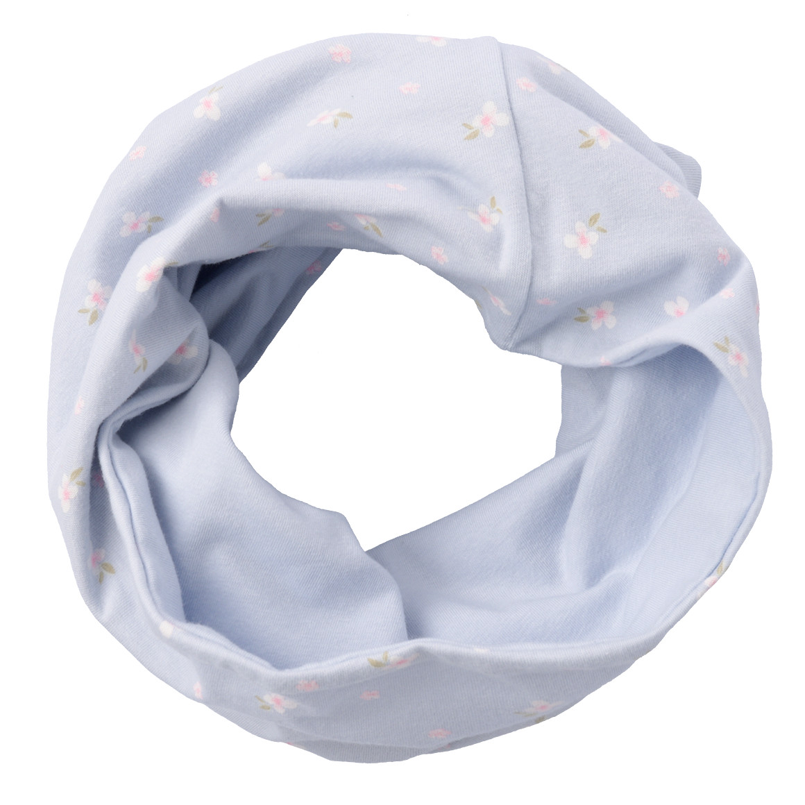 Topolino Mädchen Snood mit Blumen-Allover hellblau