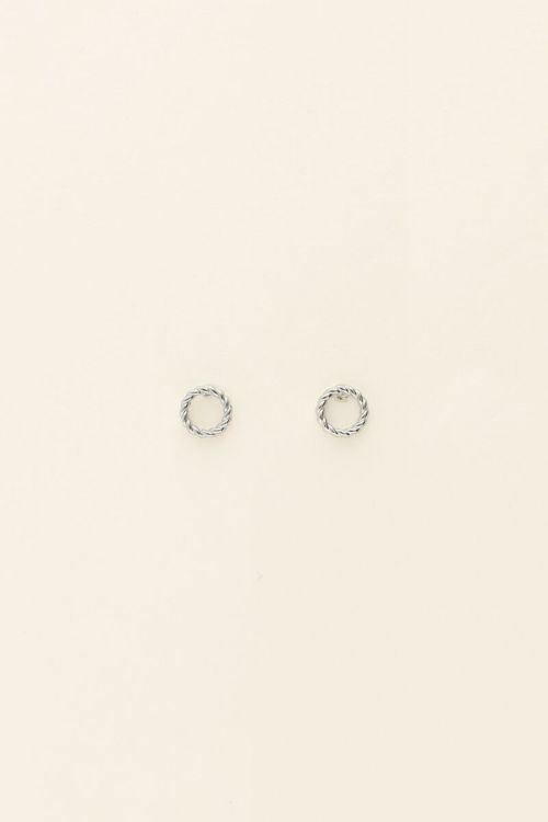 Ronde studs met reliëf