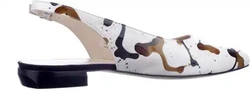 11129 Brunate wit combi - maat 45 slingback wit combi - maat 45 Calandschoen