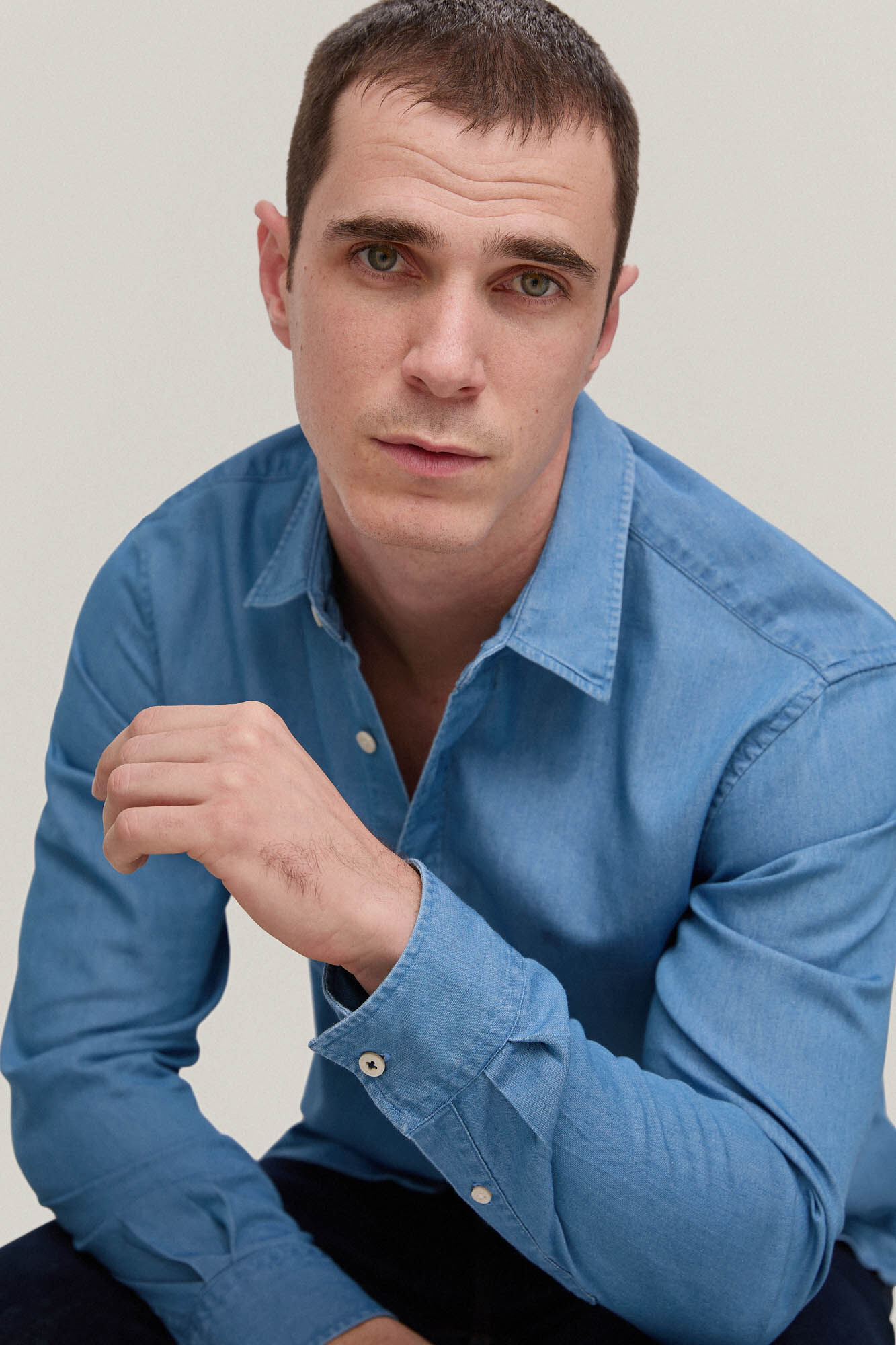 Camisa jeans - Azul