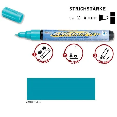 KREUL Glass ColorPen Türkis