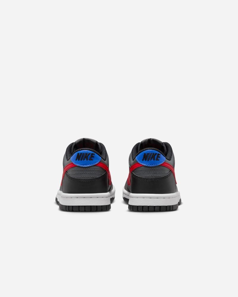 Chaussures Nike Dunk Low Noir & Rouge pour enfant