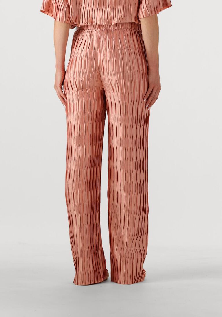 lichtroze dante6 wijde broek lilium plisse pants