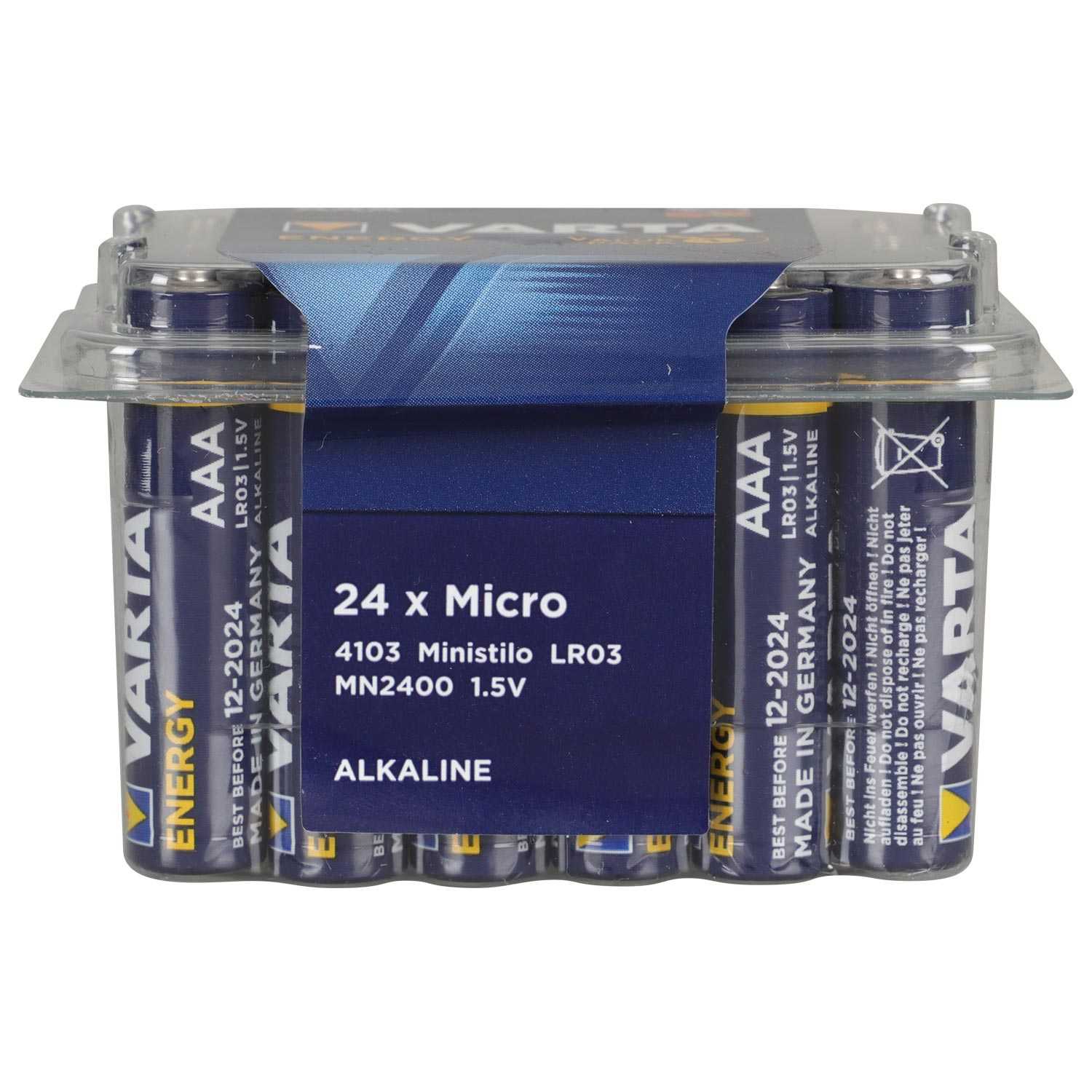 VARTA Batterie 24er Energie AAA