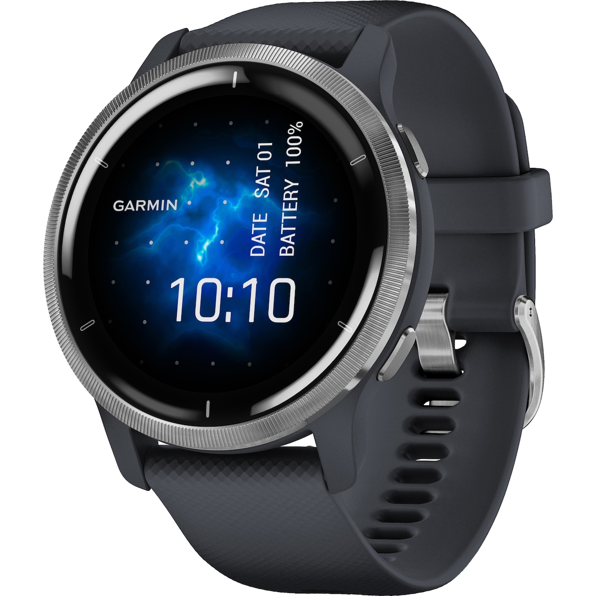 Garmin Venu 2 AMOLED smartklokke (blå)