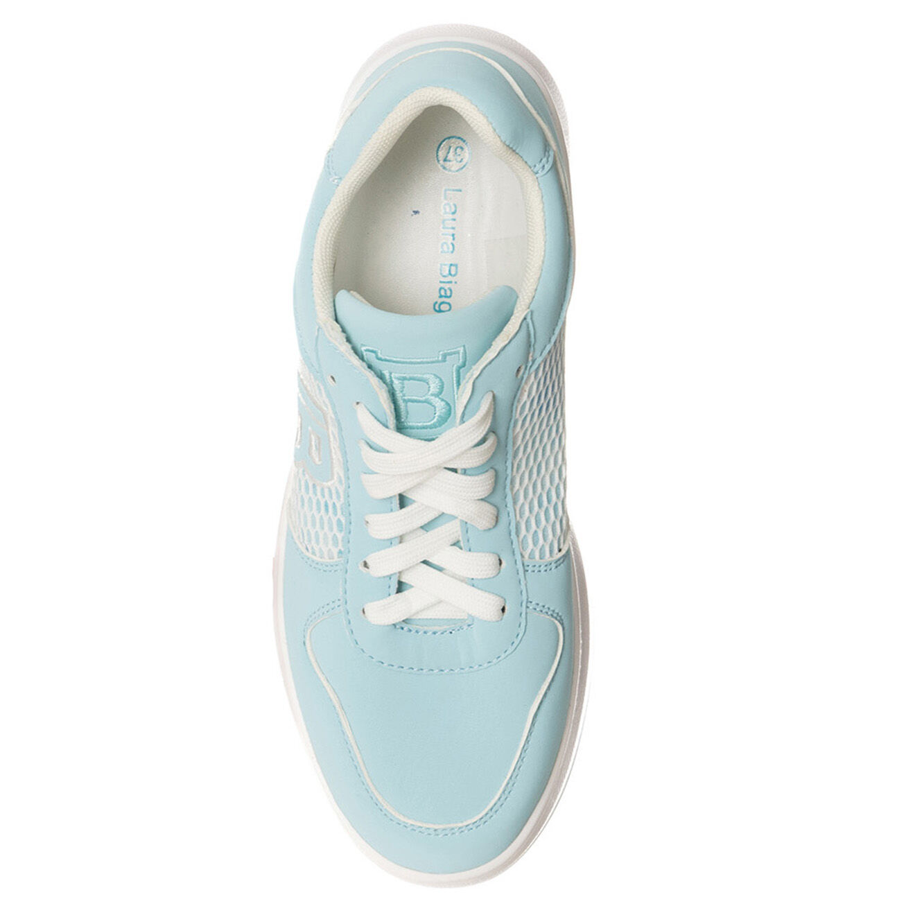 Laura Biagiotti Sneakers Liz turquoise/blanc