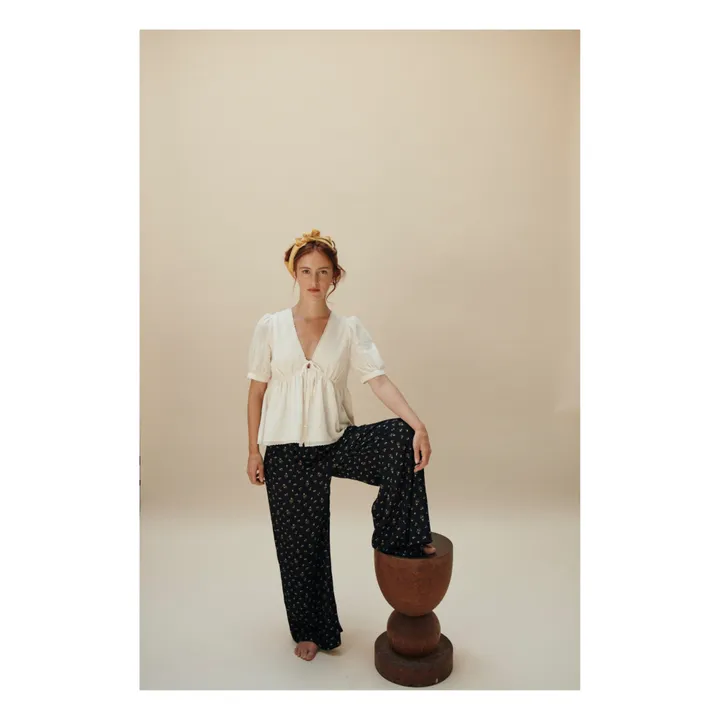 Emile et Ida Blouse Zorica Brodée - Collection Femme | Ecru