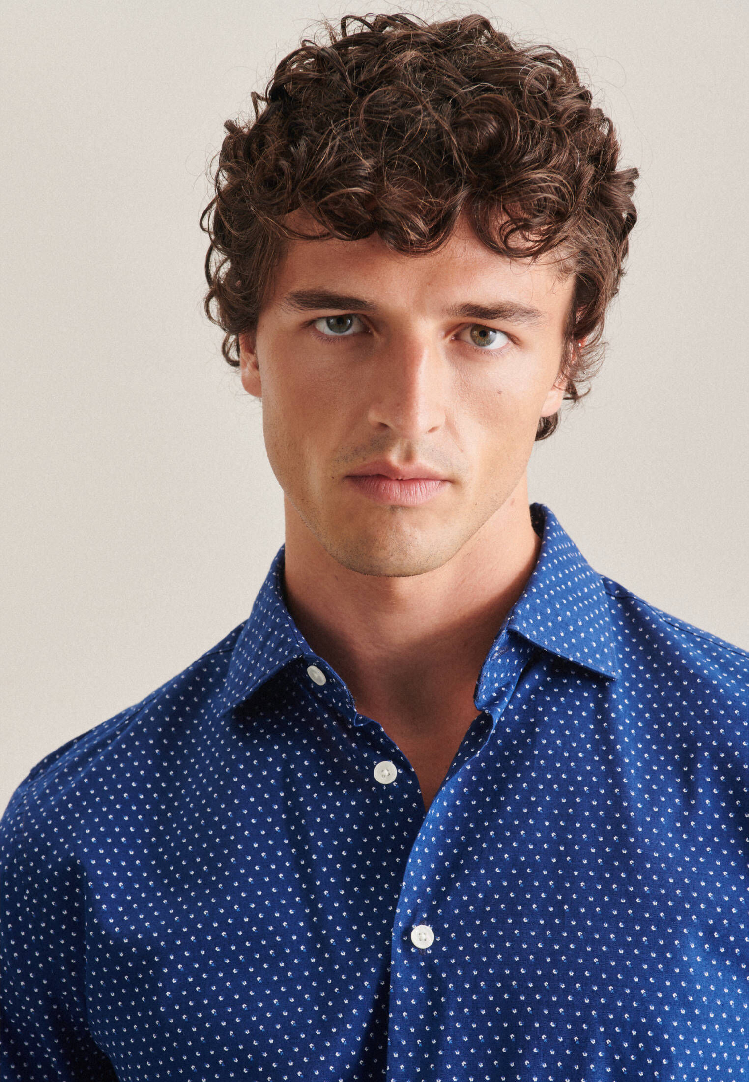 Seidensticker| Herren Casual Hemd Schwarze Rose