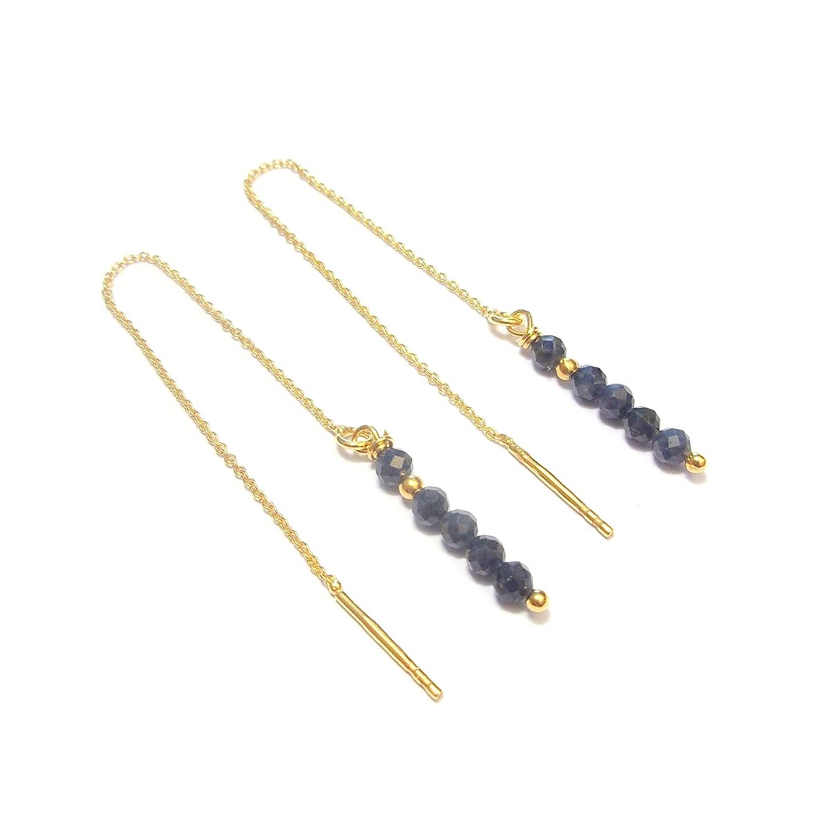 Boucles D'Oreilles Saphir