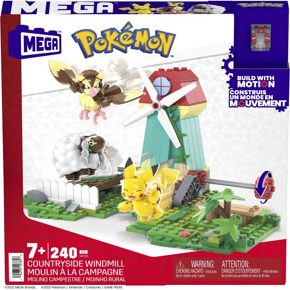 Pikachu, Roocoule et Moumouton - Moulin à la campagne