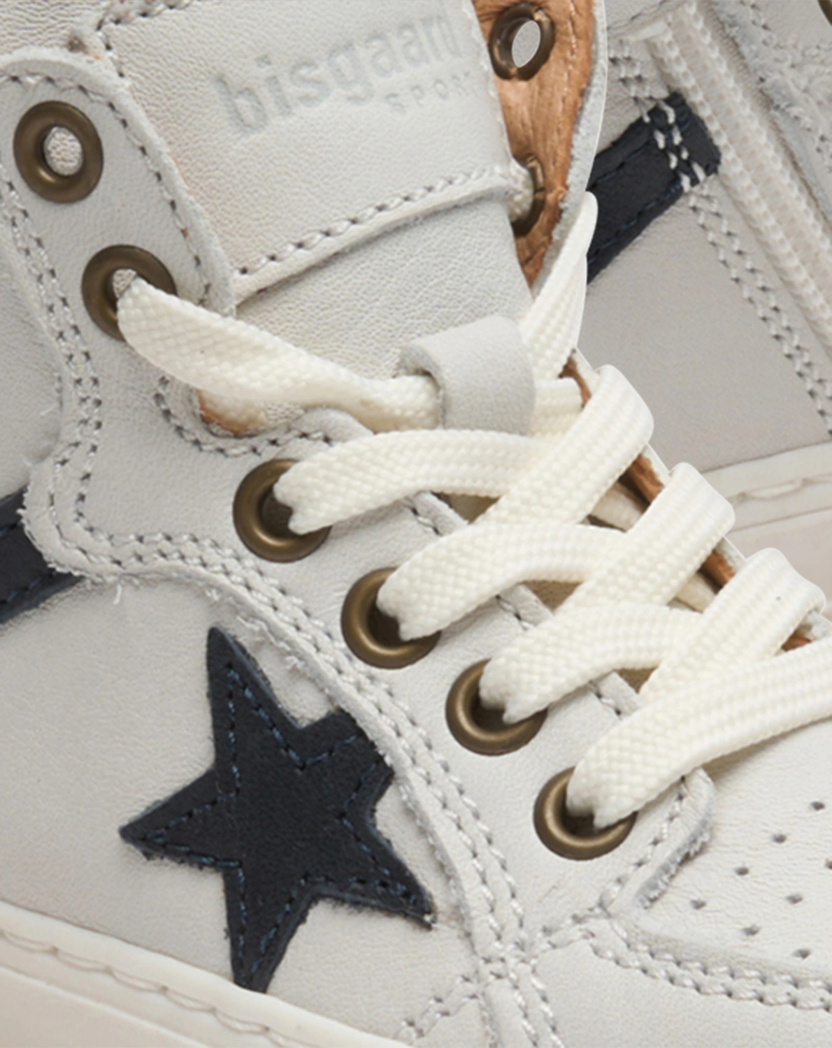 Schnür-Sneaker ISAK hoch in white
