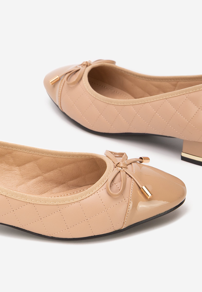Chaussures à petit talon beige Toya V2