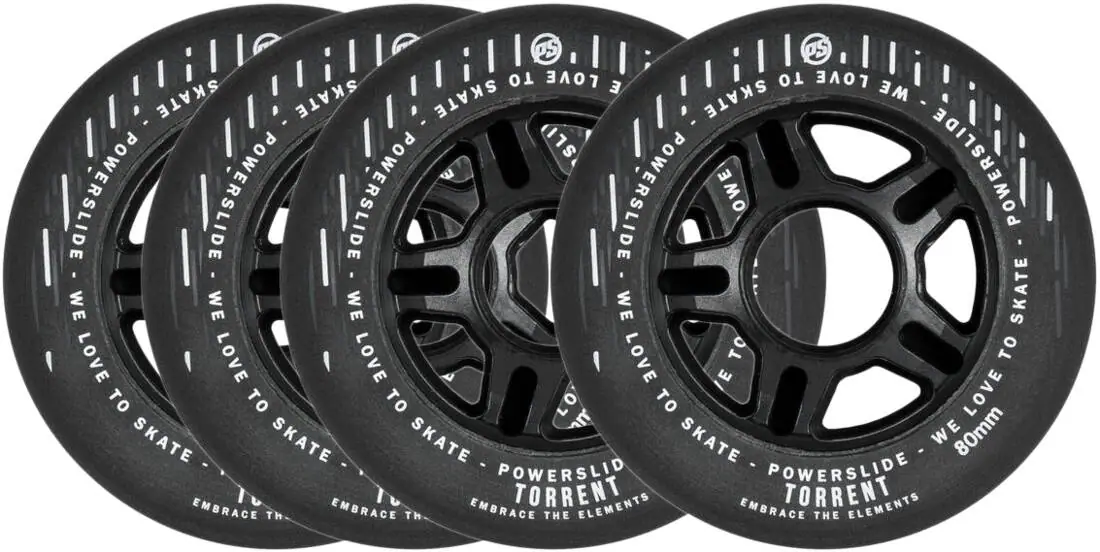Powerslide Torrent Rain Inline Wheels 4-Pak - Hjul Speed