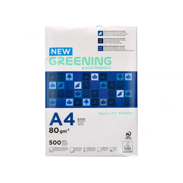 Greening Papel Fotocópia A4 80g 500Fls