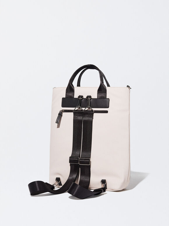 Mochila Ordenador 15 Efecto Nylon - Raw