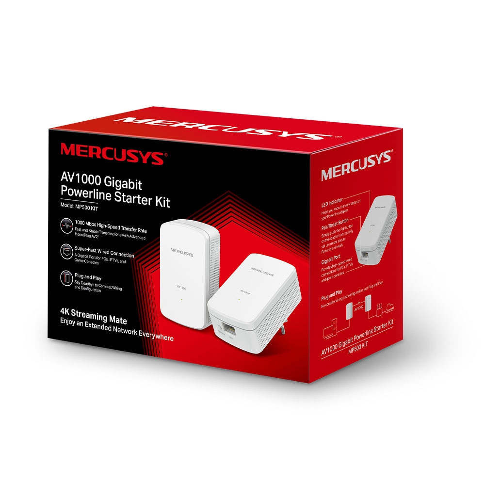 POWERLINE MERCUSYS AV1000 MP500 KIT