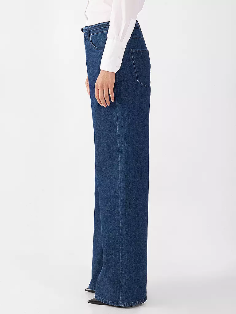 DAWN DENIM Jeans Wide Fit SUNNY dunkelblau