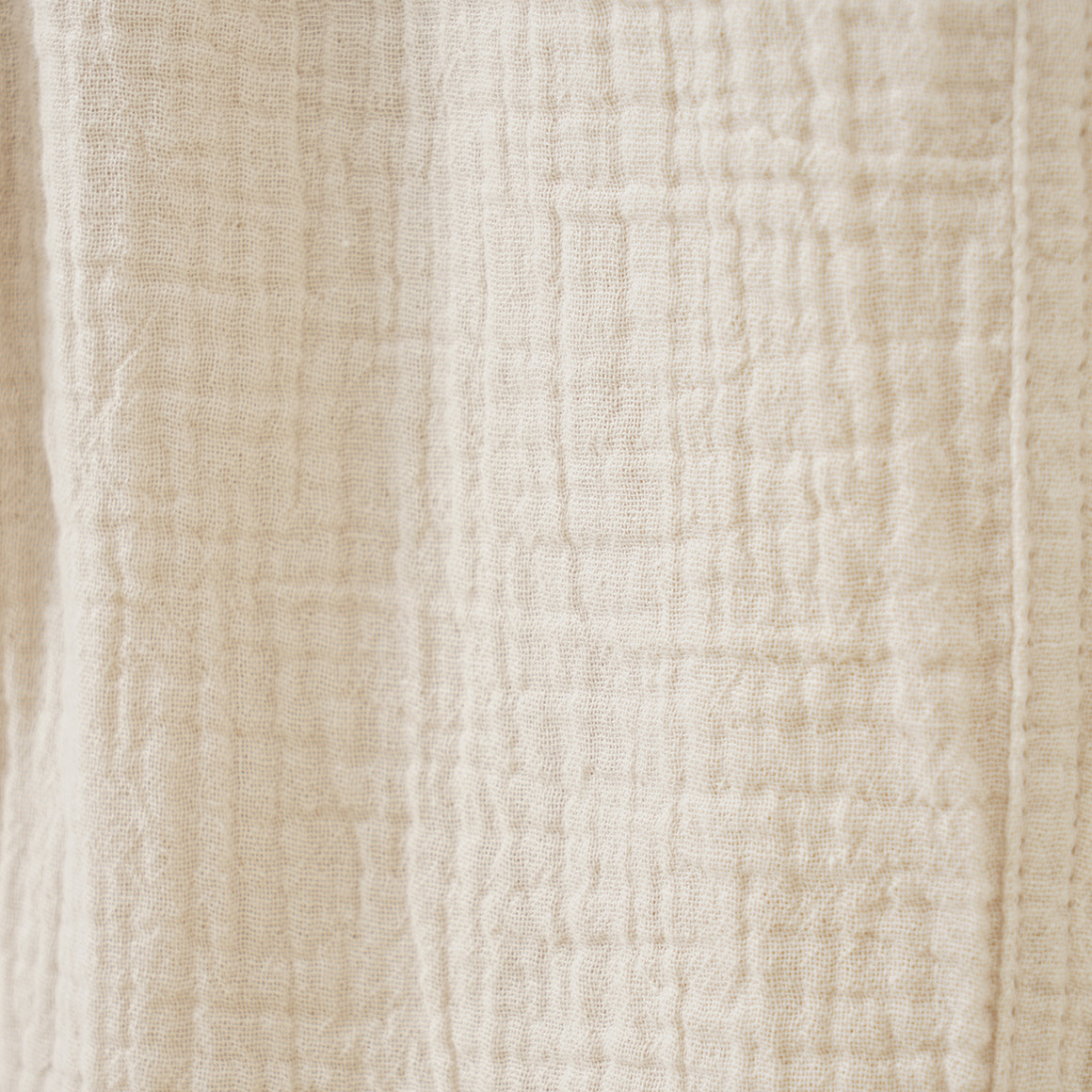 Topomini Pure Collection Baby Musselin-Hose mit Elastikbund hellbeige