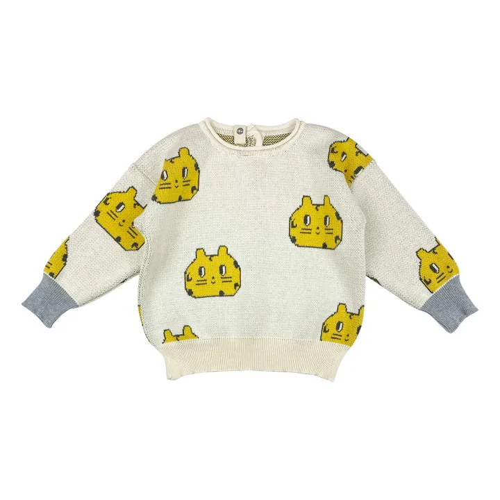 Bayiri Pull Coton Bio Jaguar | Ecru