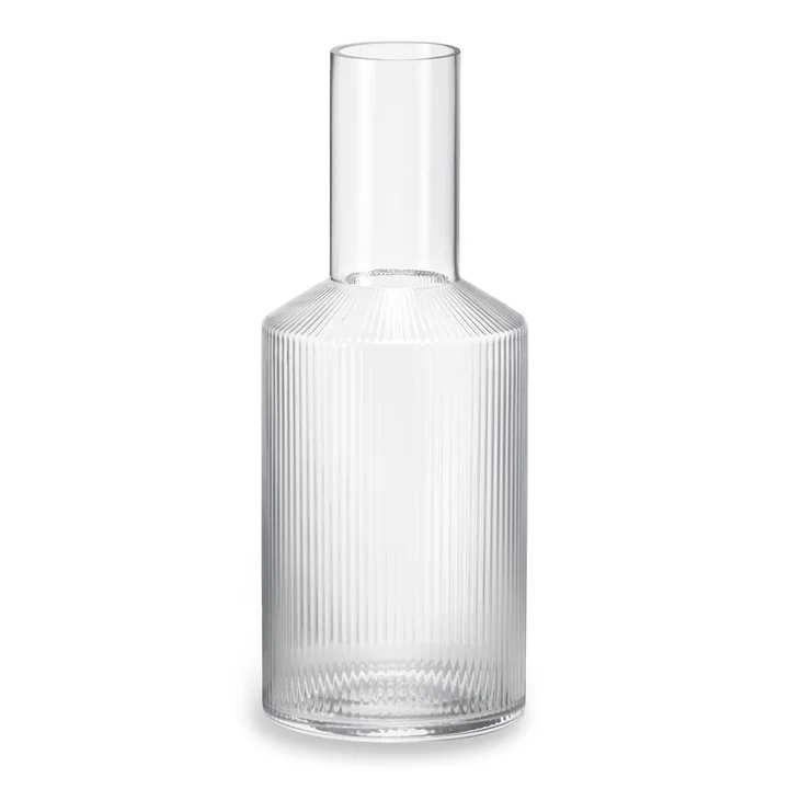 Ferm Living - Ripple Karaffe 0,9 l, klar