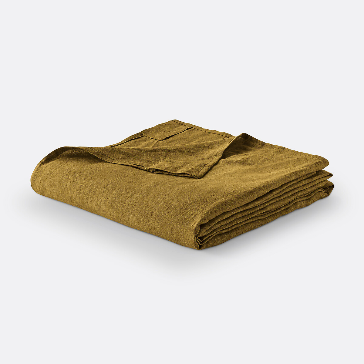 LA REDOUTE INTERIEURS<br>Cortina de linho lavado com laços ocultos, radiador, Onega
