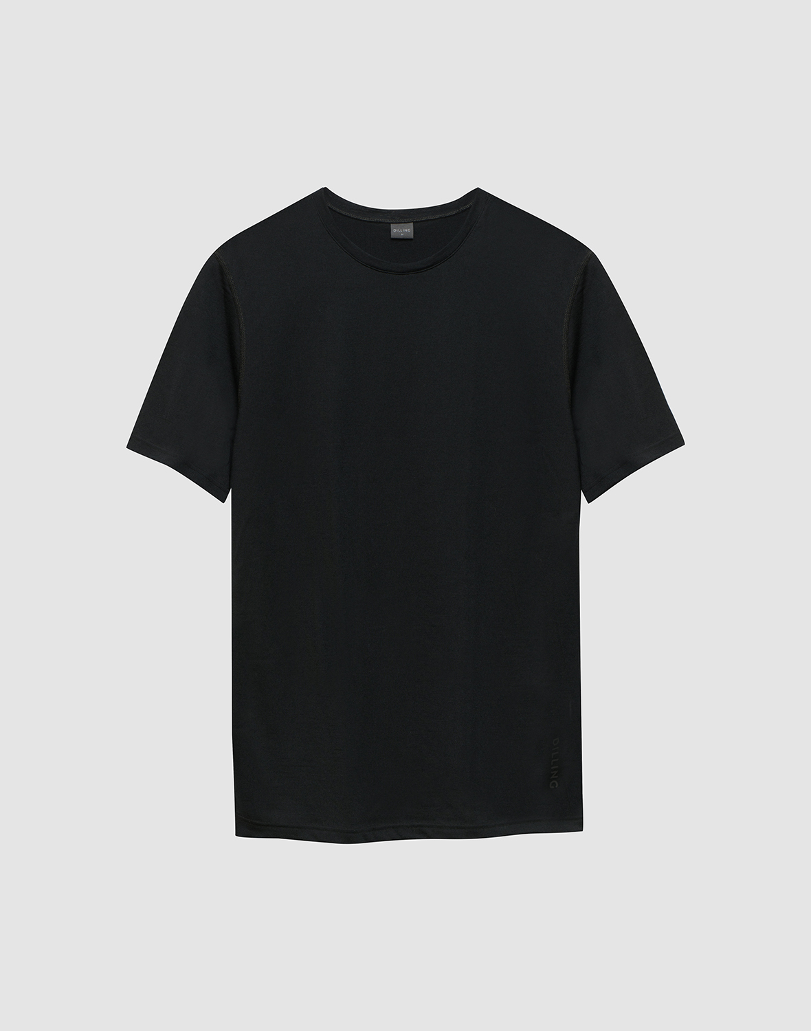 T-shirt van merinowol voor heren in Oranje