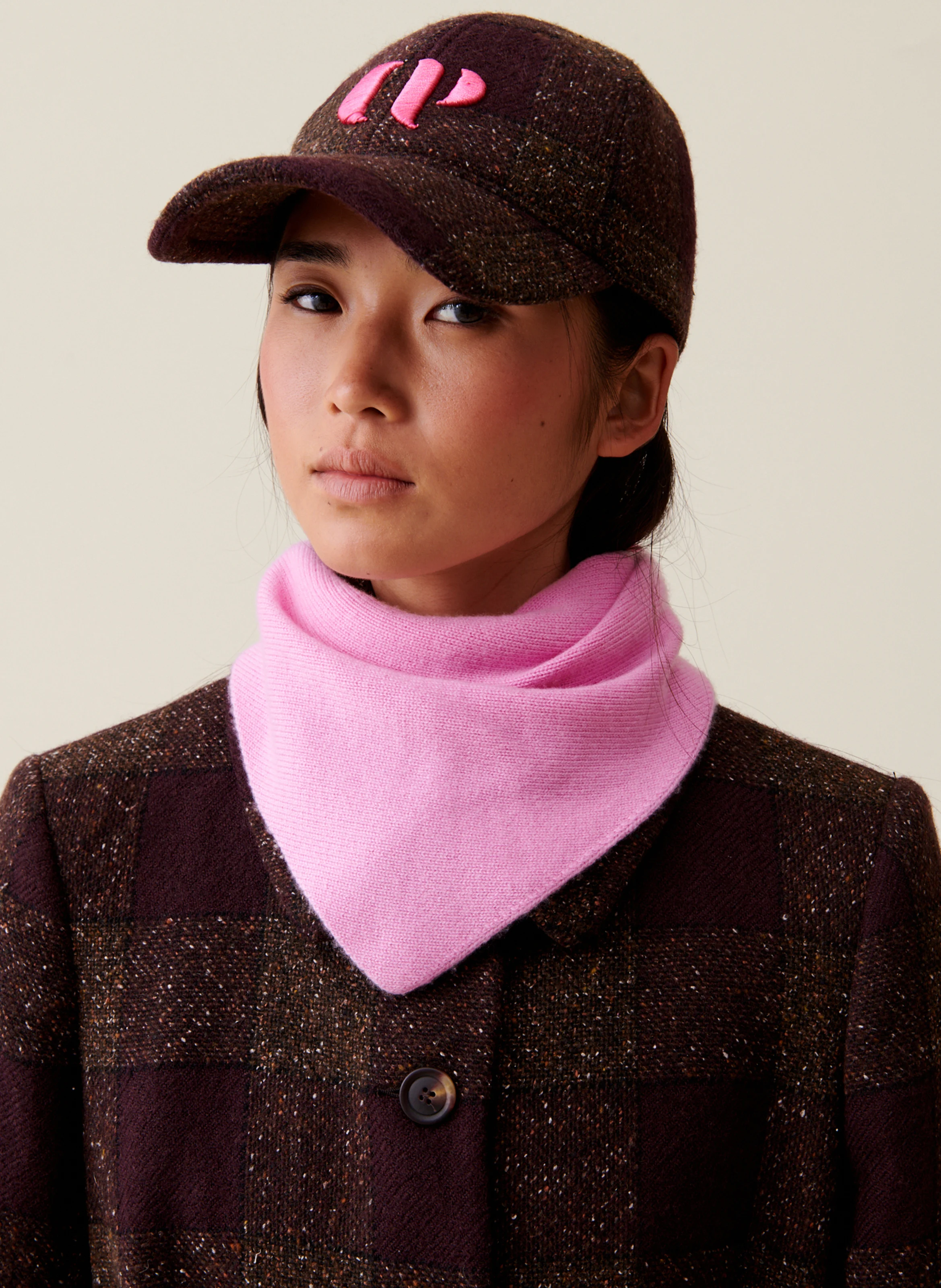 Foulard en cachemire| Rose