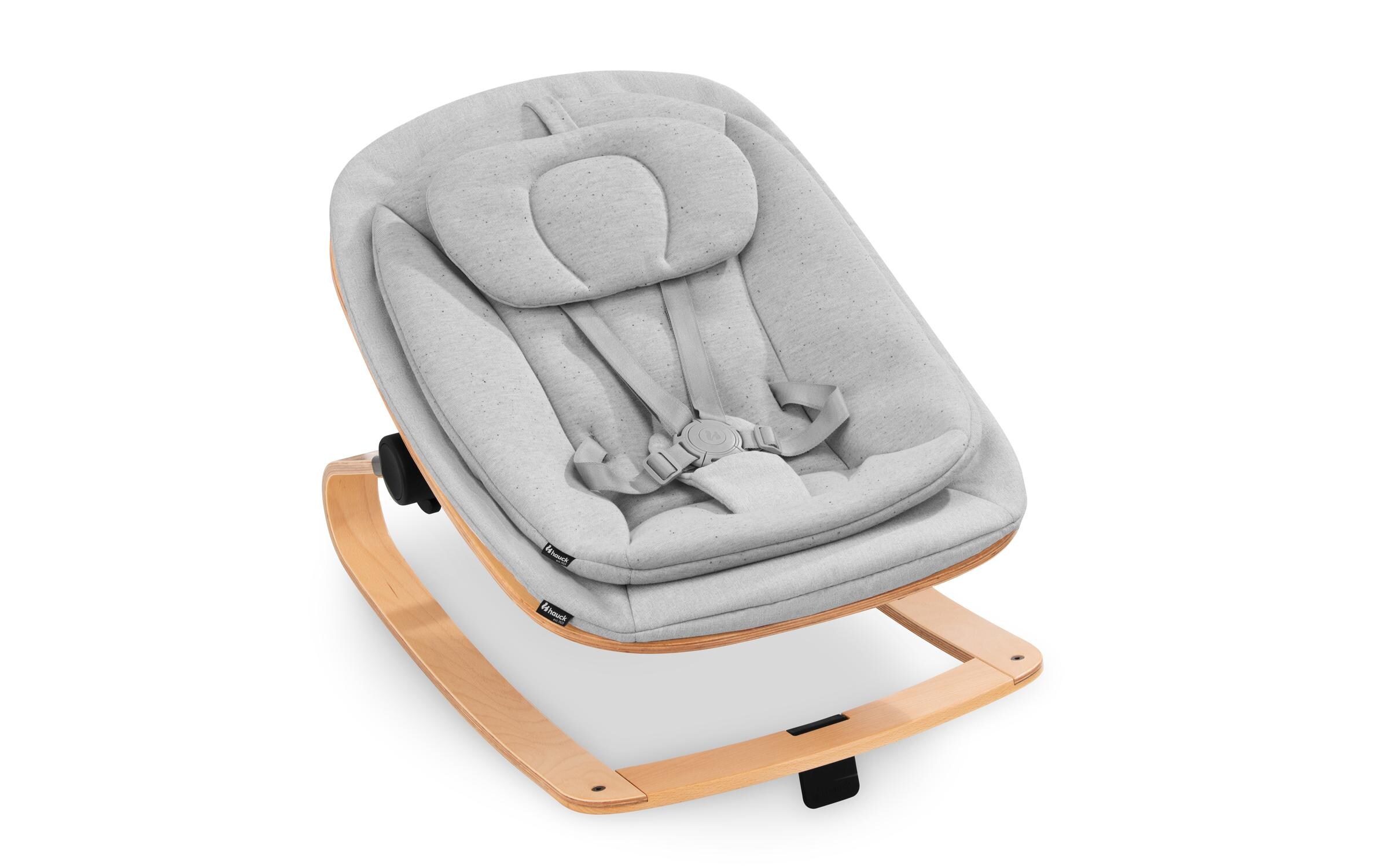 Hochstuhlaufsatz Bouncer Eco Holz<br>Nachhaltige 3-in-1 Holzwippe