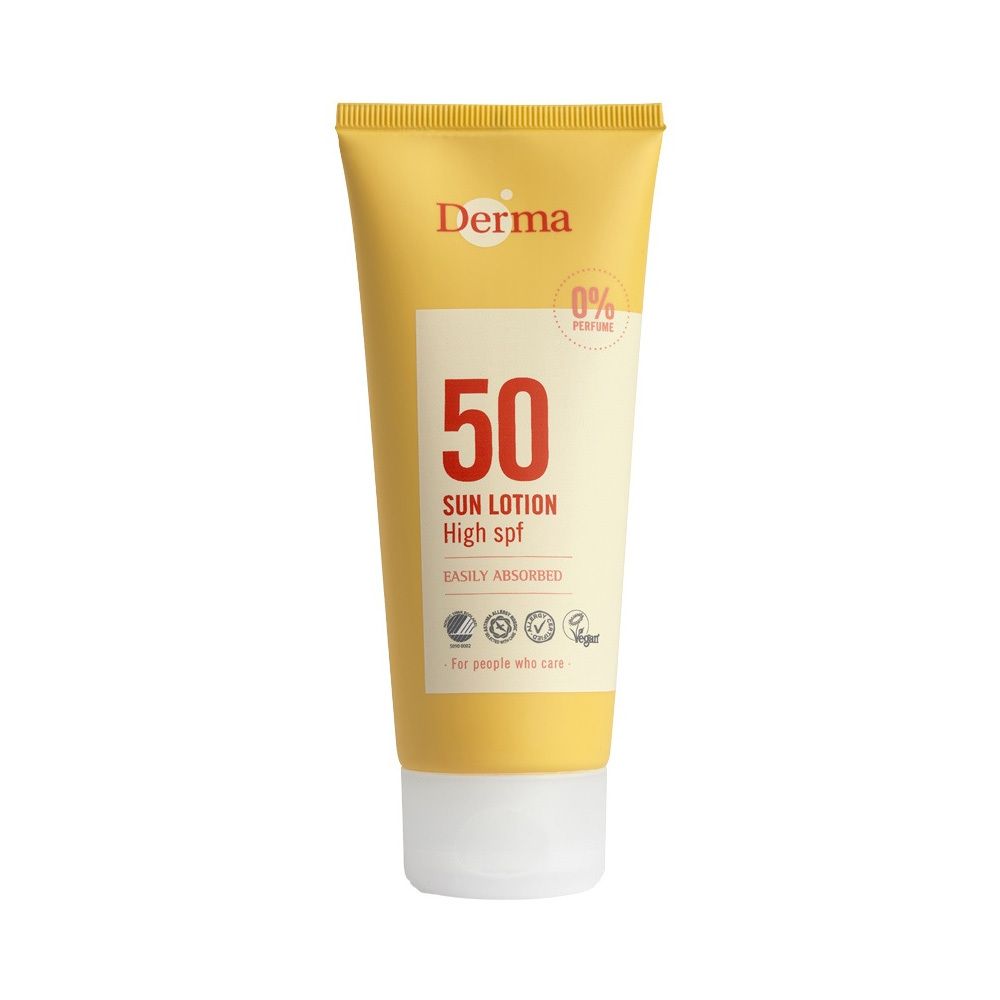 Derma Sun Lotion SPF 50 - Jetzt 25% sparen mit Code „dermasun25“