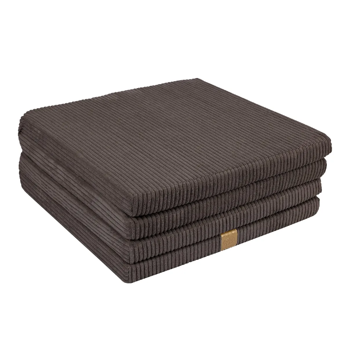 MeowBaby Tapis de Jeu Carré - Brun