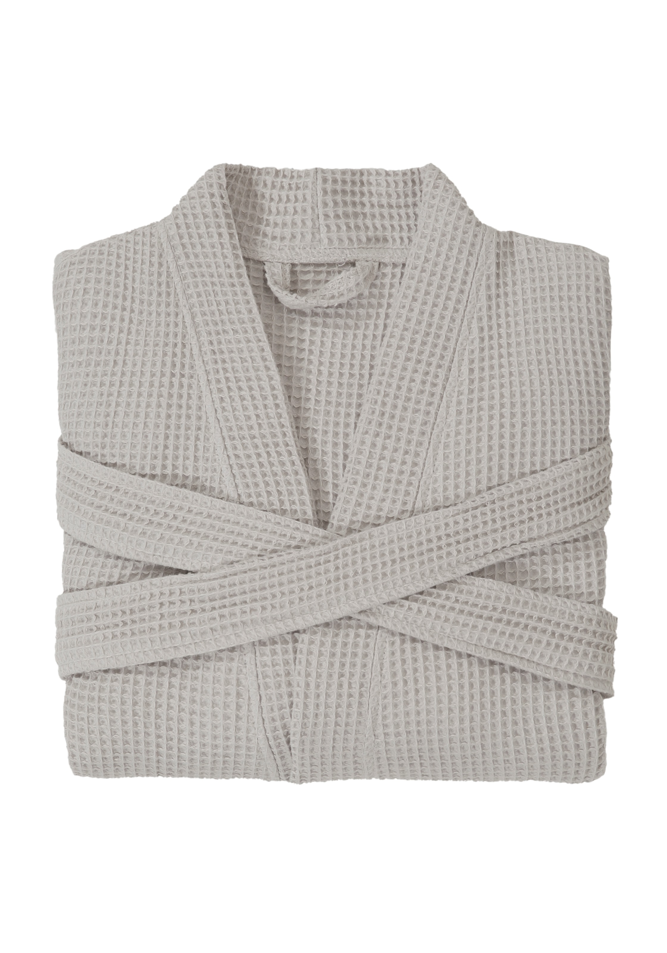 my home Unisex-Bademantel »Inga, Waffelpiqué, leicht, ideal für Sauna & Spa, Hotelbademantel«, 1 Stk. kleines Packmass, Taschen, Damen & Herren, S-3XL, Morgenmantel