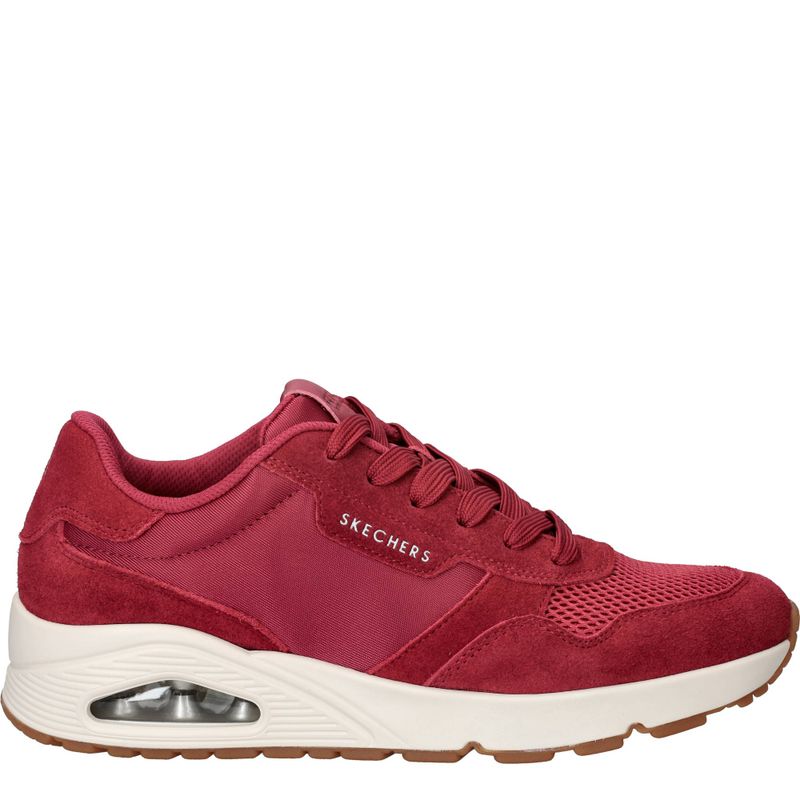 Skechers Uno Vintage Air Sneakers Rood Heren