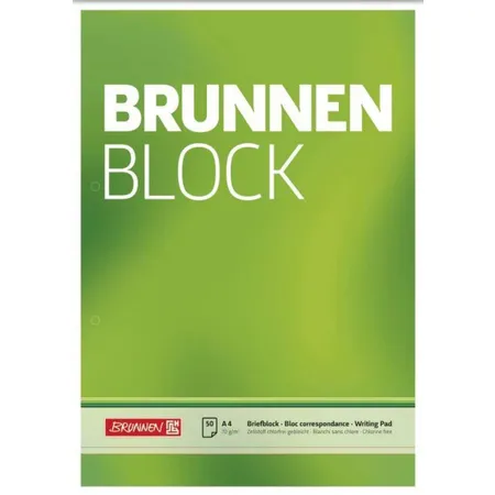 BRUNNEN Der BRUNNEN-Block A4, blanko, 50 Blatt