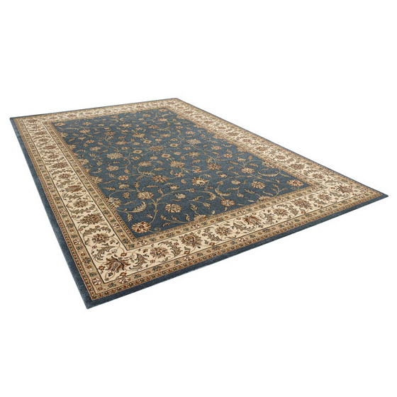 Tapis style persan en velours ras - kiana - vert antique - 160 x 230 cm
