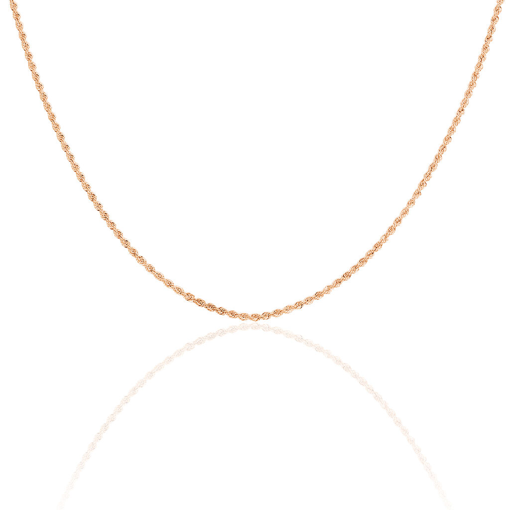 Collier Jerry Maille Corde Or Rose
