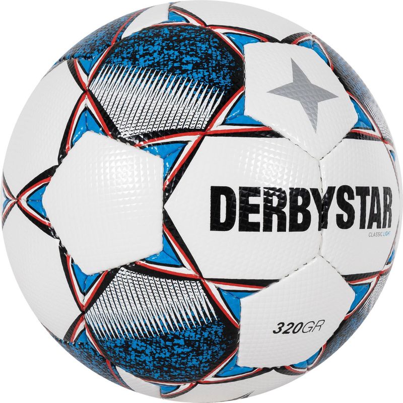 Derby Star - Classic Light II - Voetbal - Wit - Blauw - 320 gr