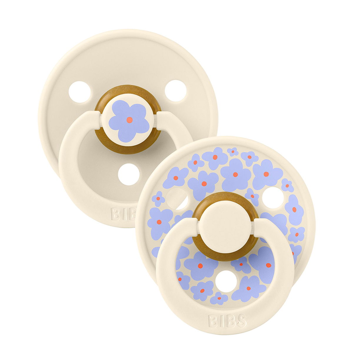 BIBSBIBS   Schnuller Studio Latex Round 2er Pack jasmine sage 0-6M