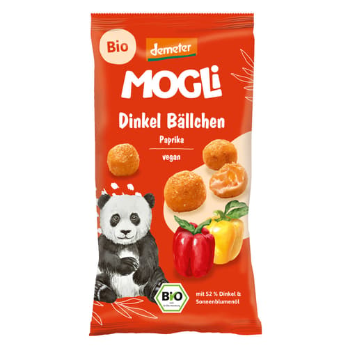Mogli Demeter Dinkel Bällchen Paprika