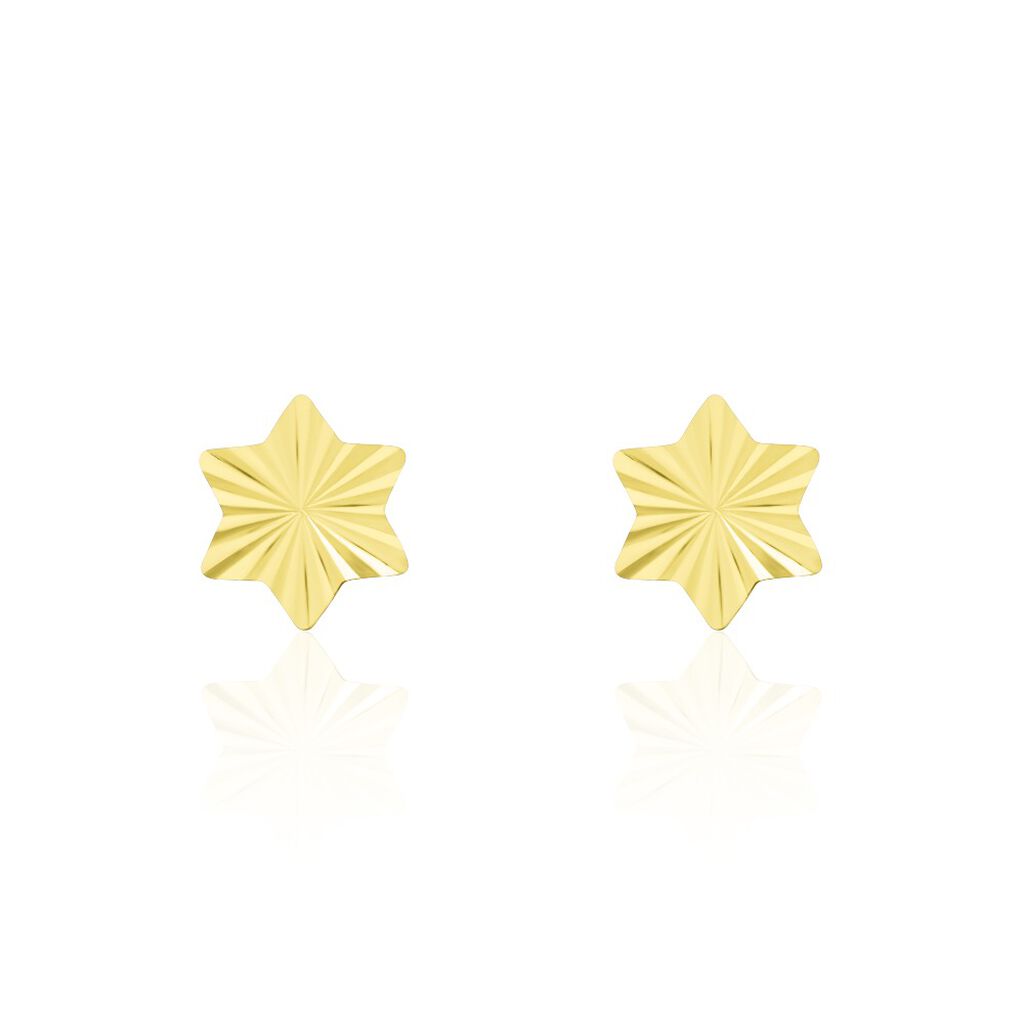 Boucles D'oreilles Puces Or Jaune Eadbert