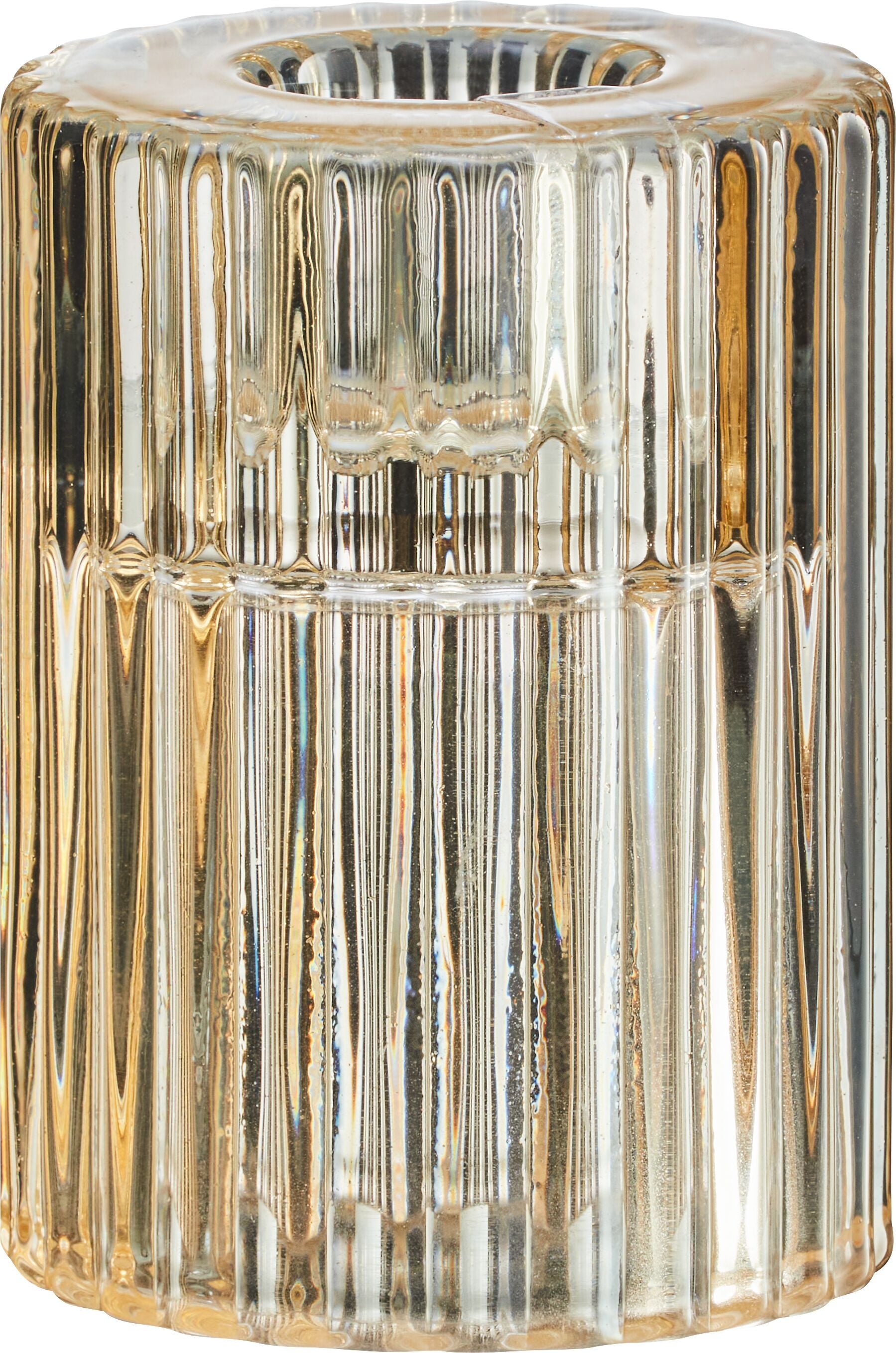 RAFFI Windlicht - Gelb / H: 8.0 cm