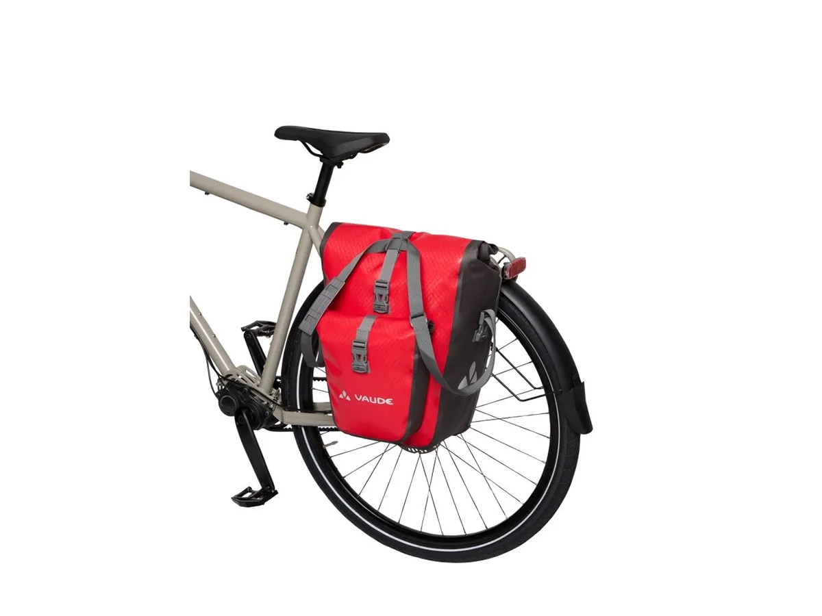 Vaude Aqua Back Plus dubbele fietstassen - Red