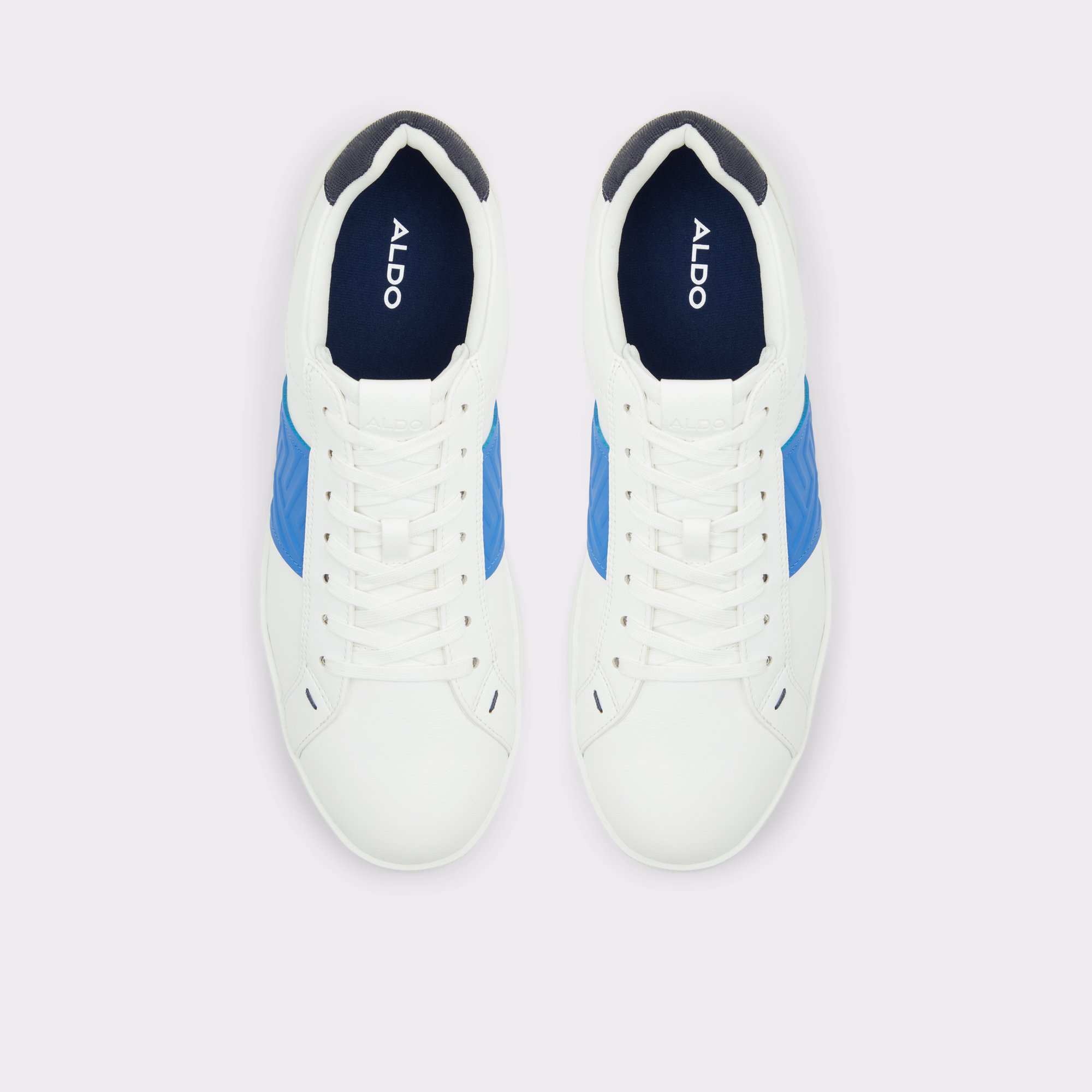Monospec White Synthetic Smooth Men Low top