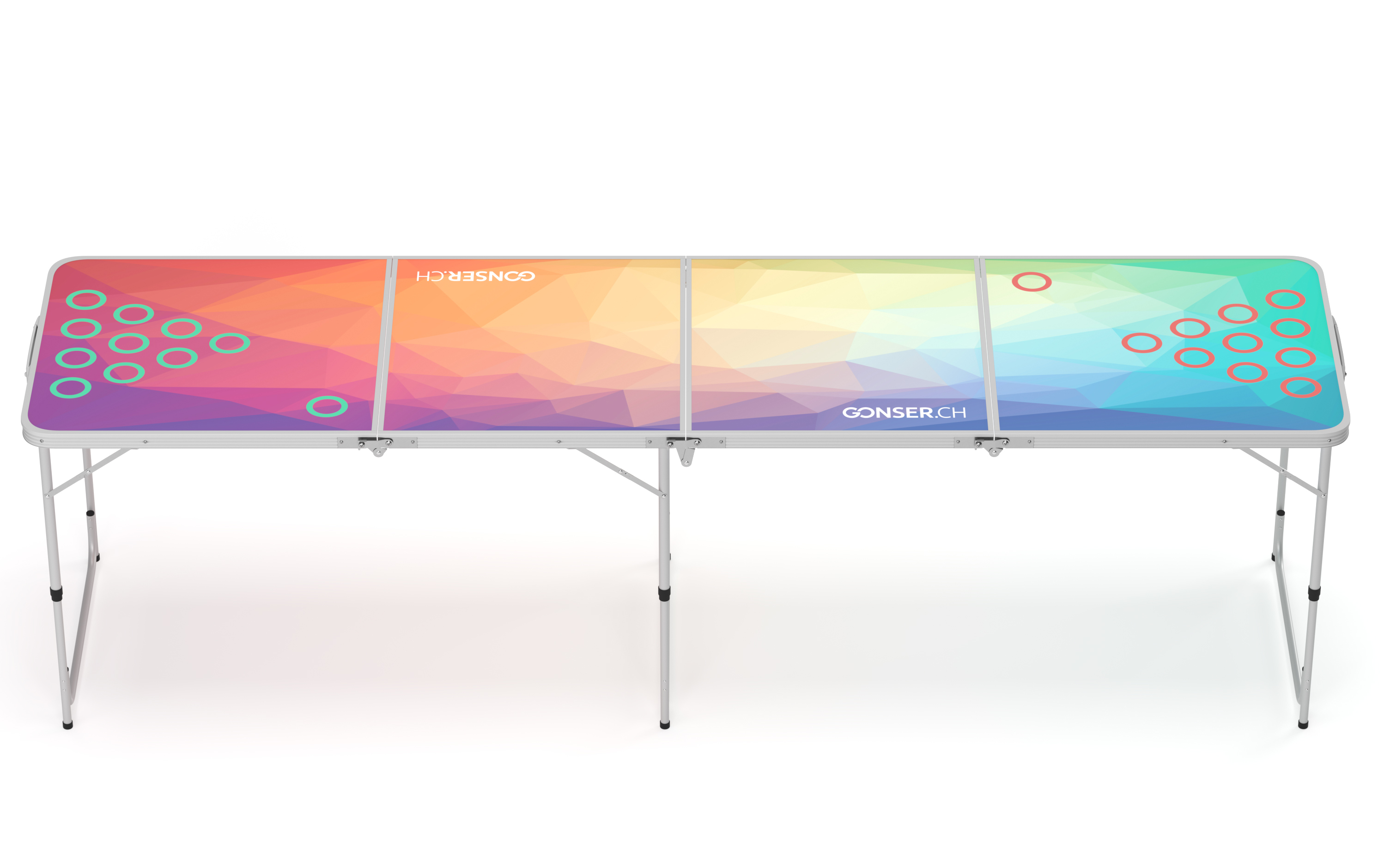Beer-Pong Tisch COLOR 240 x 60 cm