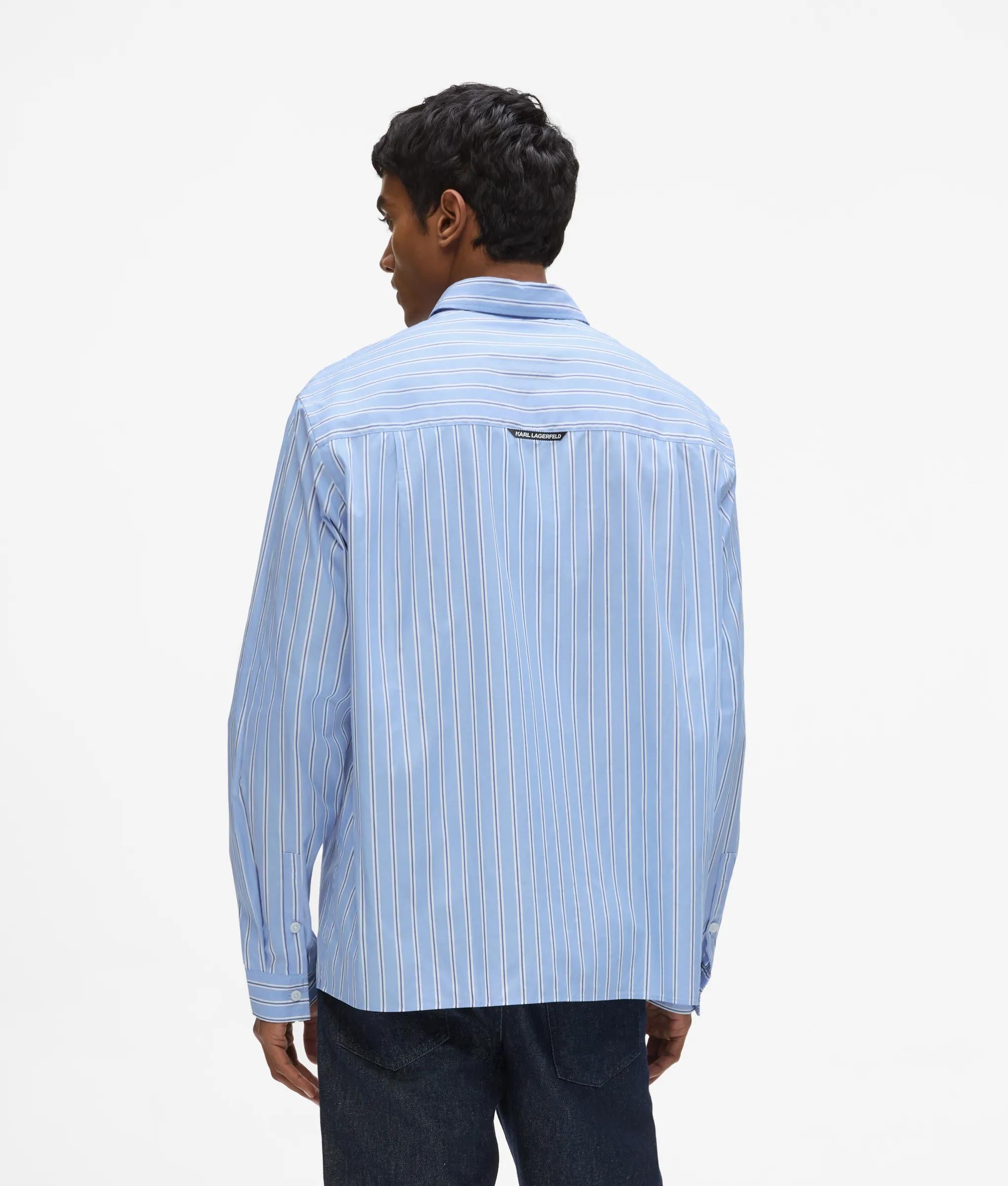 Relaxed shirt met Ikon-streep