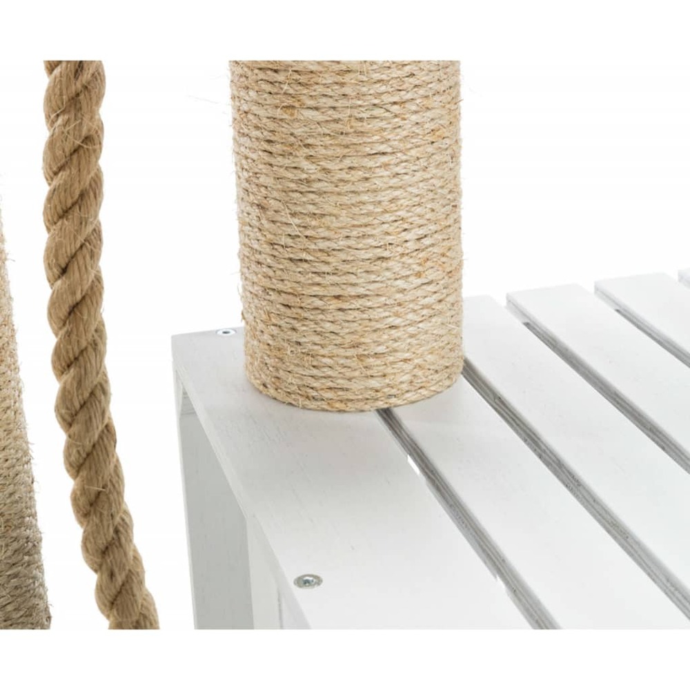 Griffoir pour chats be nordic skadi blanc et sable