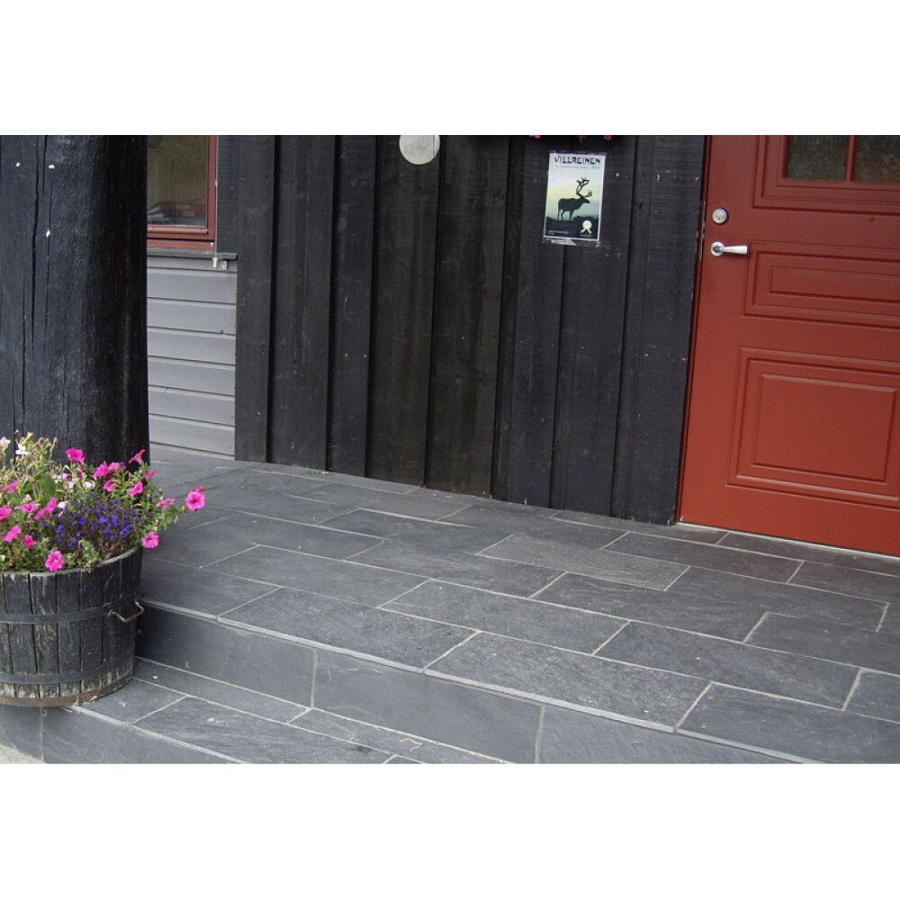 FLIS NORSK STEINMILJØ SKIFER SORT 60X30CM