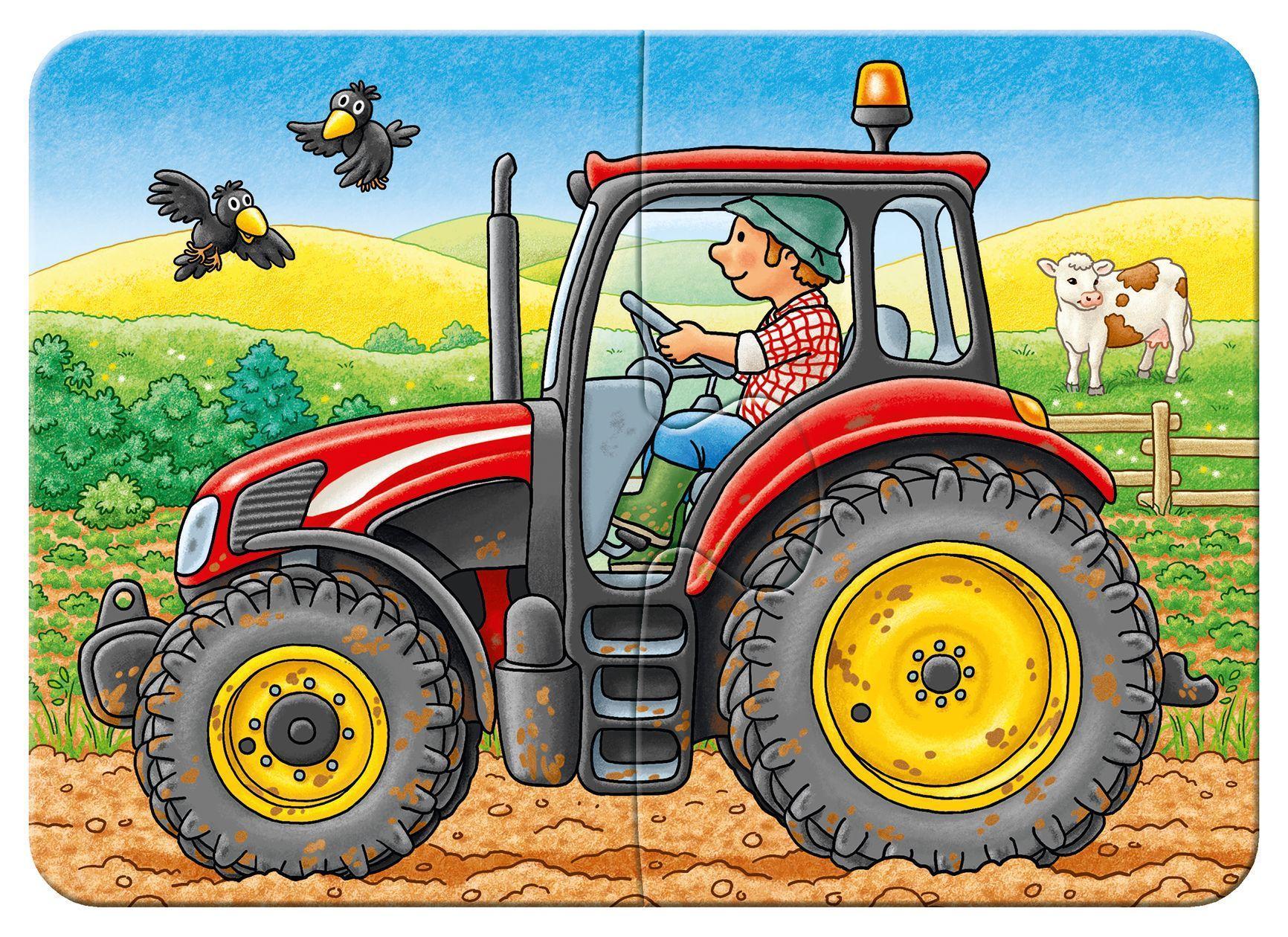 My first puzzles – Bei der Arbeit 2/4/6/8-teilig