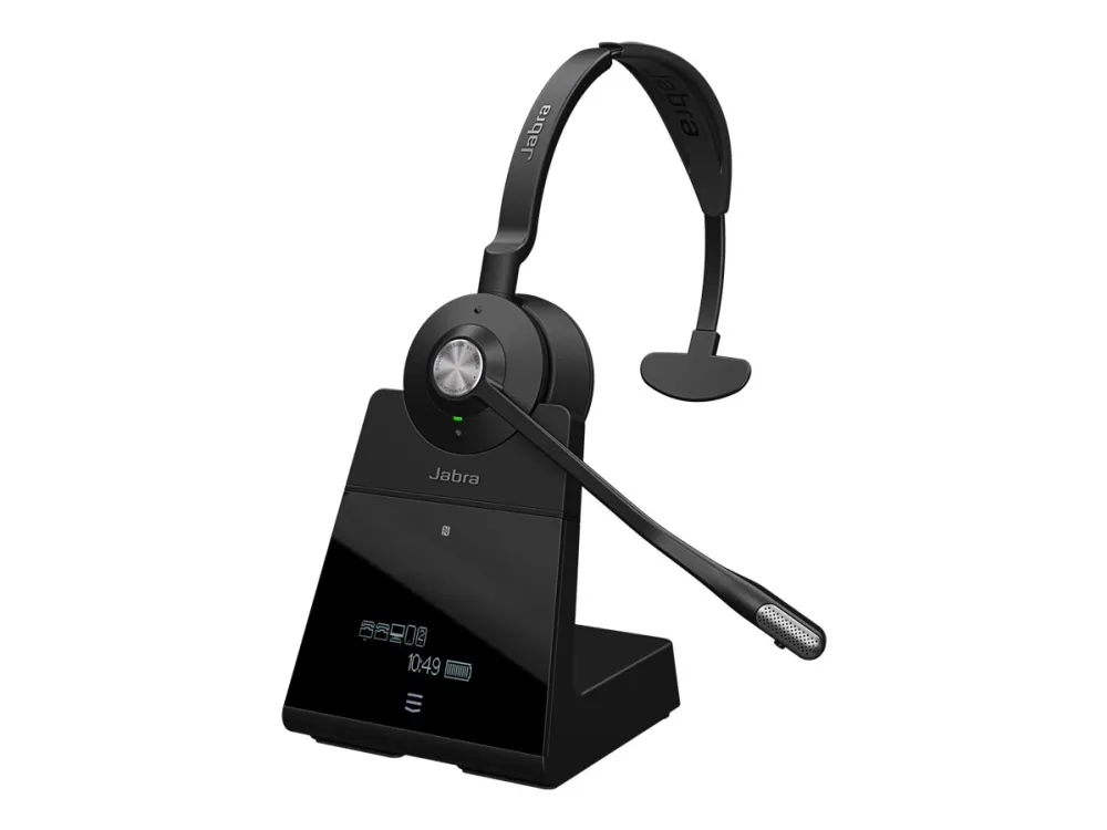 Jabra Engage 75 SE Mono - Headset - på øret - DECT / Bluetooth - trådløs - NFC - Zoom Certified, Google Meet Certified, Amazon Chime Certified, Certified for Microsoft Teams Open Office, Works With Chromebook Certified, UC-certificeret